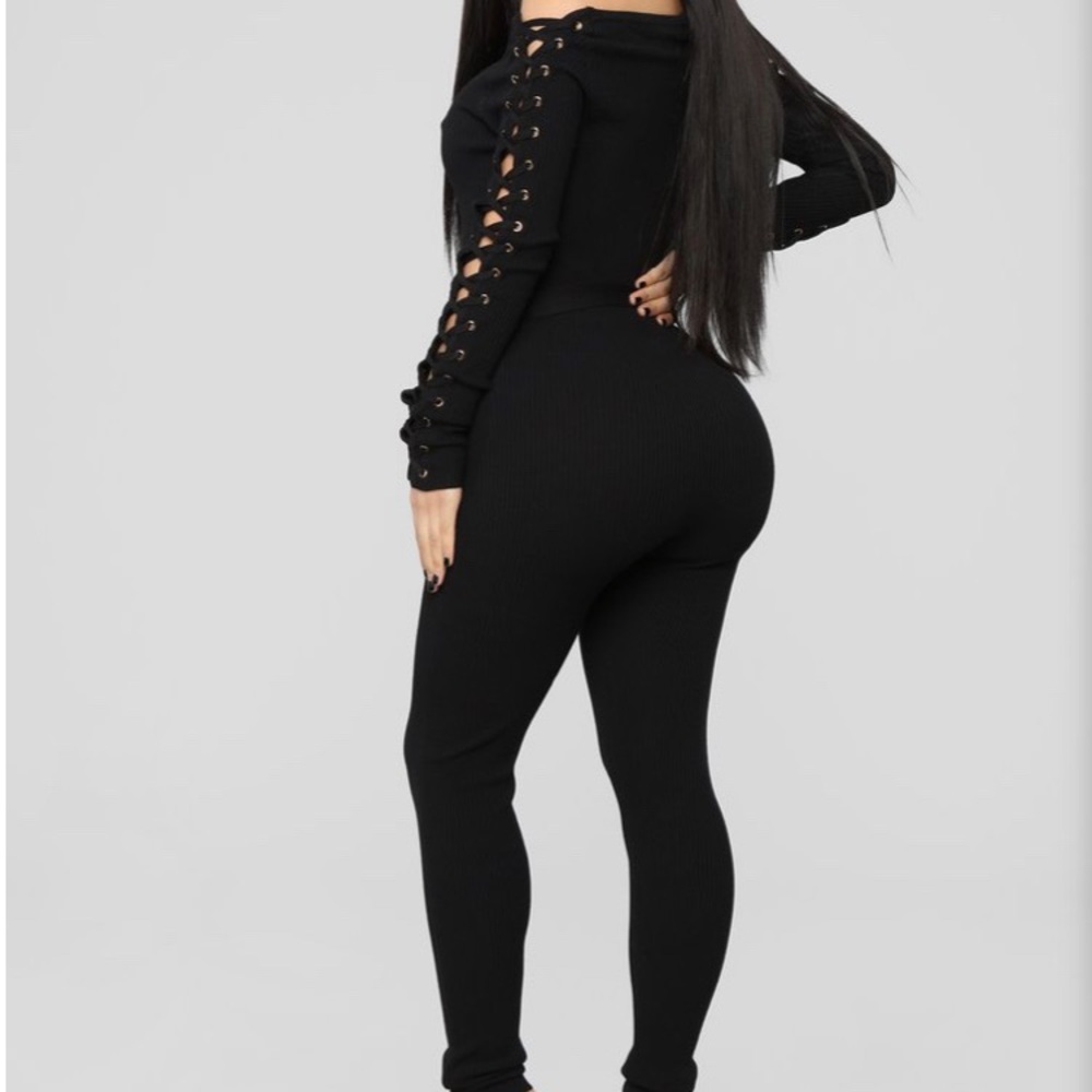 Black jumpsuit